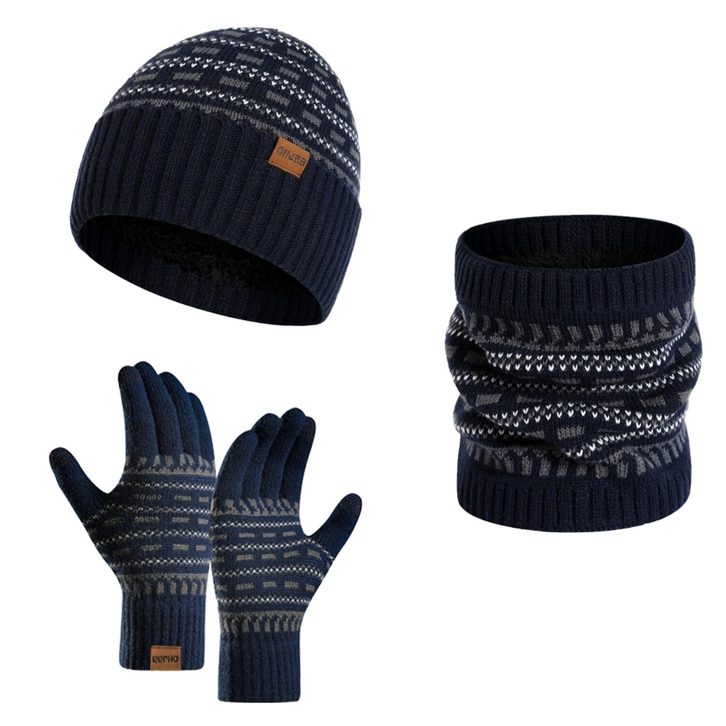 Ensemble d’hiver 3 pièces | Ensemble chaud et stylé pour un hiver au chaud