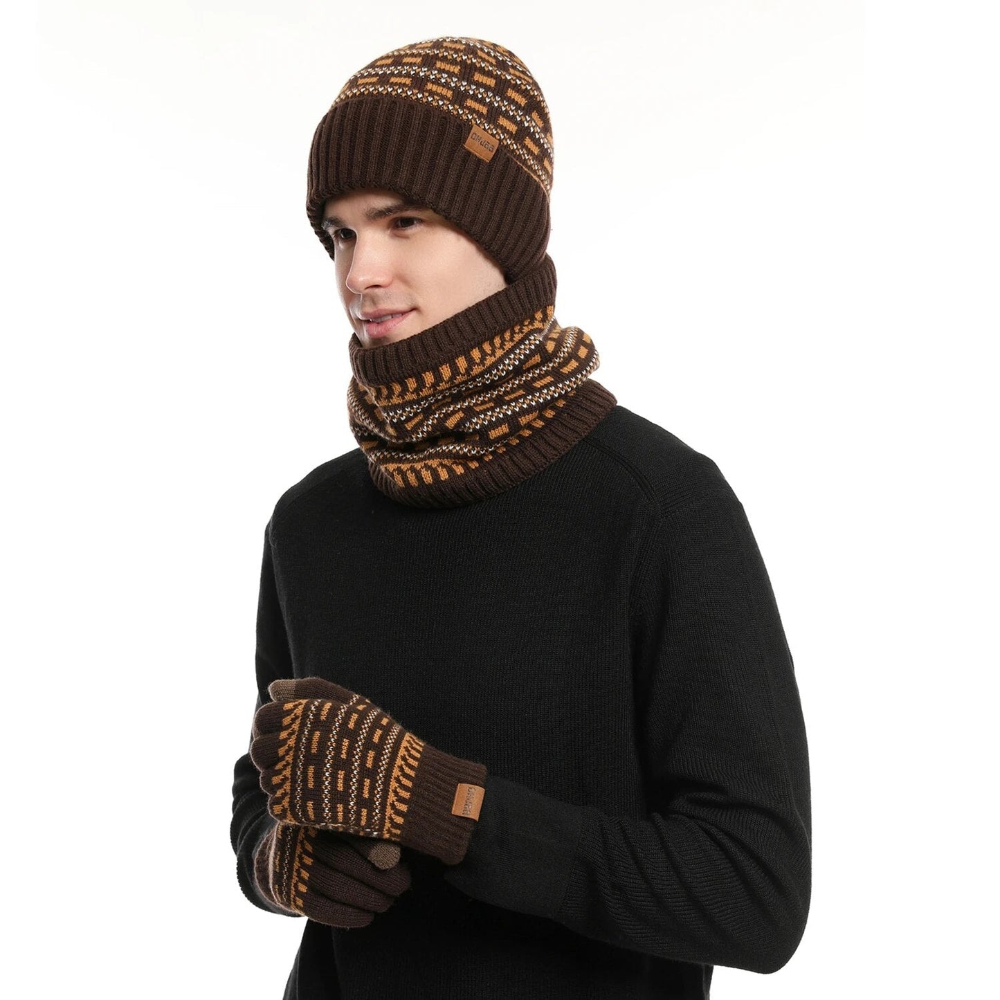 Ensemble d’hiver 3 pièces | Ensemble chaud et stylé pour un hiver au chaud