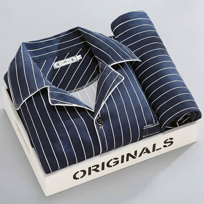 Ensemble d’intérieur à carreaux pour homme
