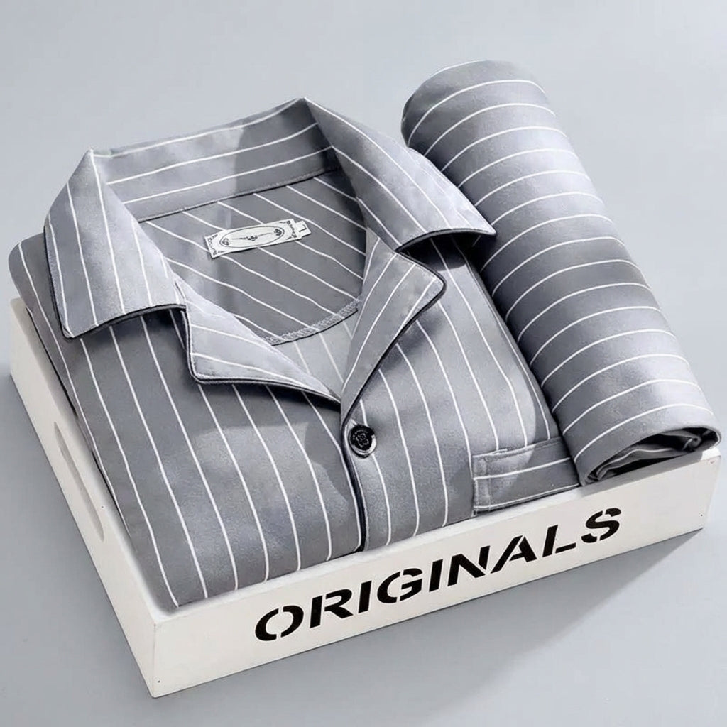 Ensemble d’intérieur à carreaux pour homme