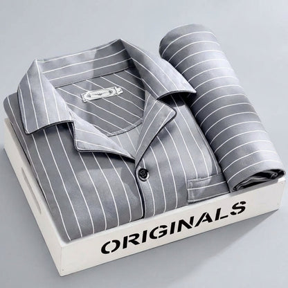 Ensemble d’intérieur à carreaux pour homme