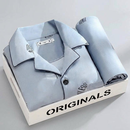 Ensemble d’intérieur à carreaux pour homme