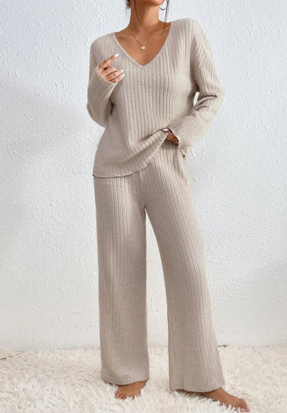 Ensemble d’intérieur en maille pour femme