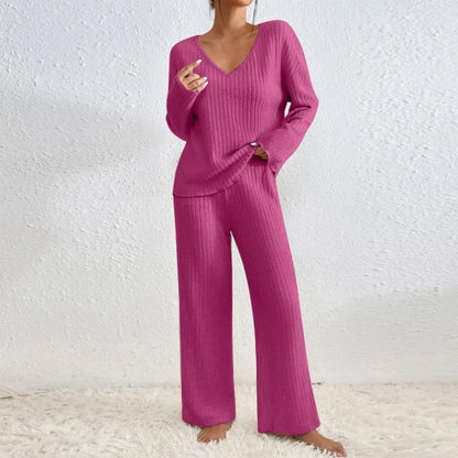 Ensemble d’intérieur en maille pour femme