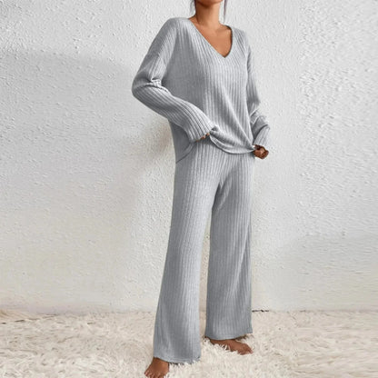 Ensemble d’intérieur en maille pour femme