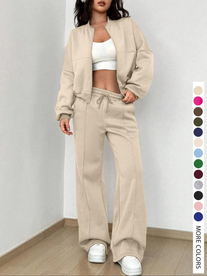 Ensemble d’intérieur en polaire de luxe pour femme