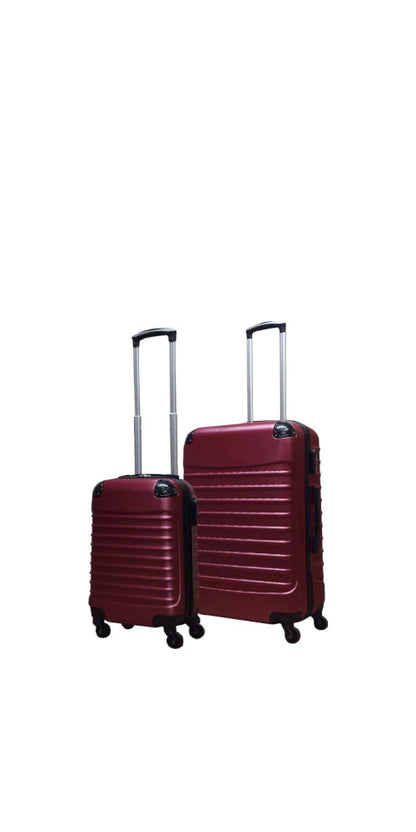 Ensemble de 2 valises rigides unisexes de voyage