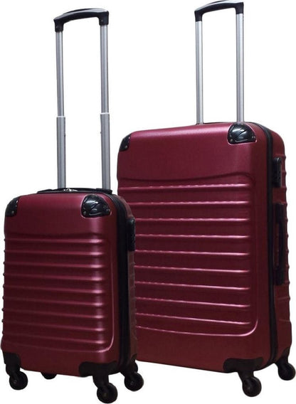 Ensemble de 2 valises rigides unisexes de voyage