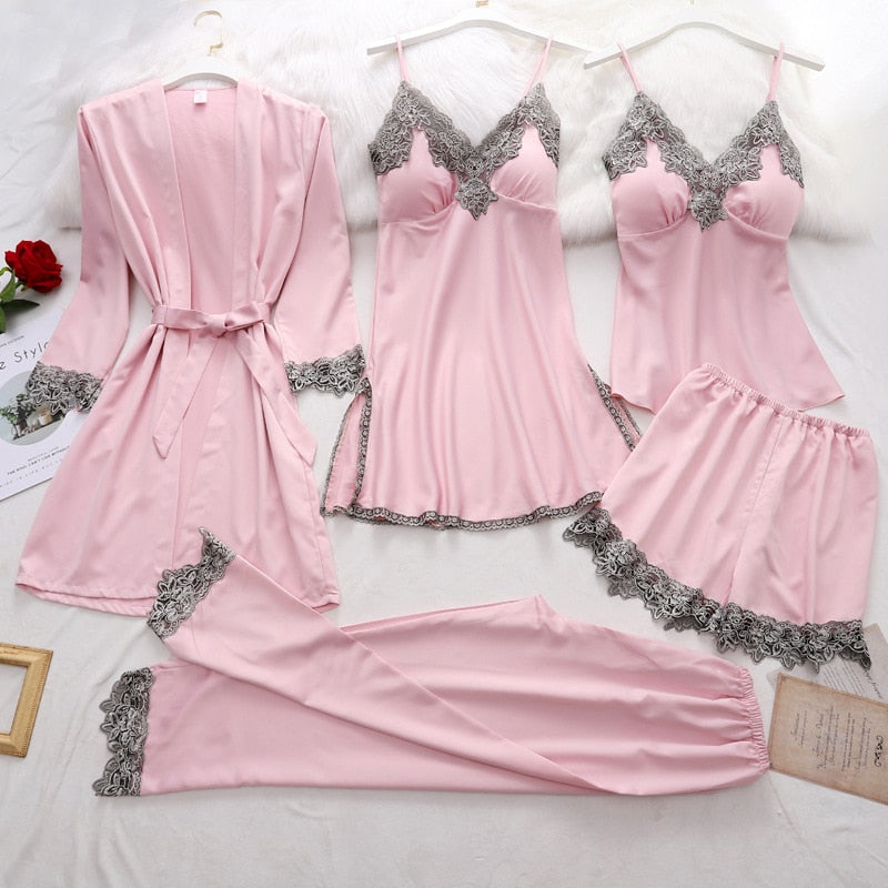 Ensemble de pyjama en satin de luxe