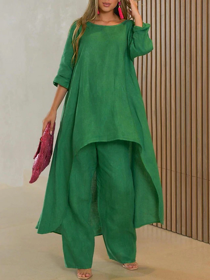 Ensemble deux pièces fluide femme