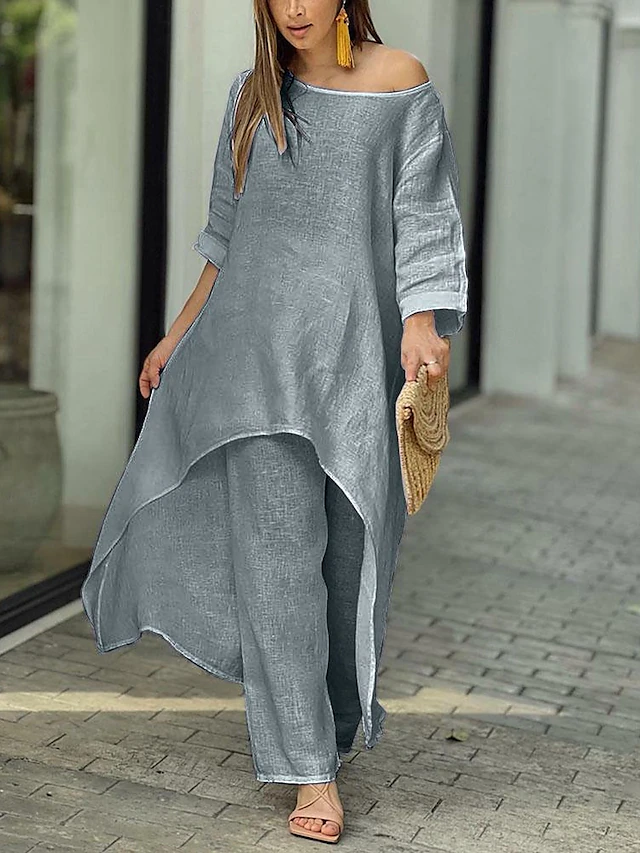 Ensemble deux pièces fluide femme