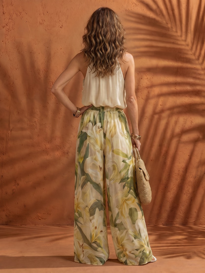 Ensemble deux pièces pour femme à dos nu