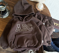 Ensemble enfant d’hiver doublé de fourrure