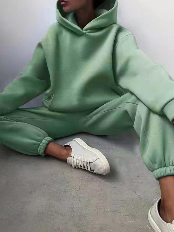 Ensemble femme sweat à capuche et pantalon de jogging - oversize