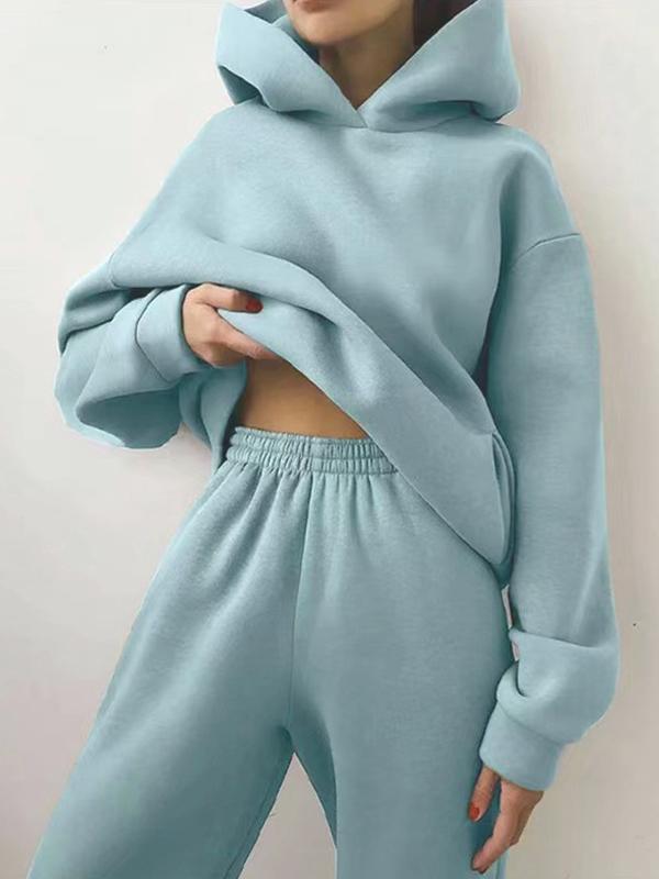 Ensemble femme sweat à capuche et pantalon de jogging - oversize