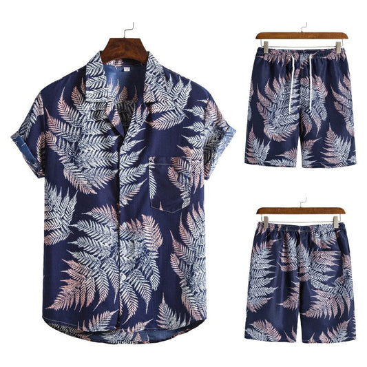 Ensemble hawaïen pour homme pour l’été