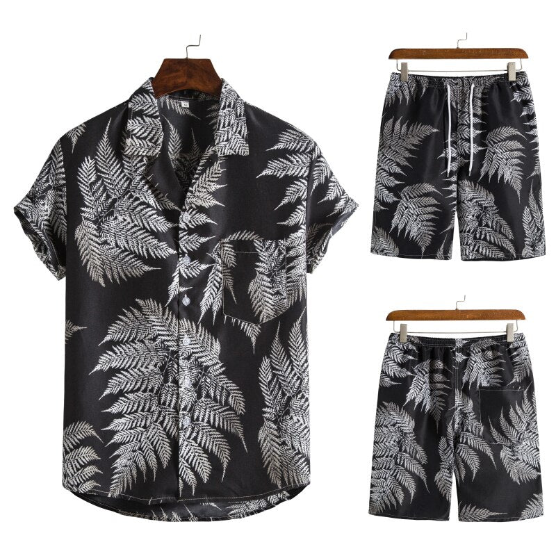 Ensemble hawaïen pour homme pour l’été