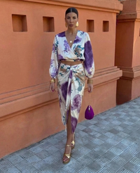 Ensemble jupe et blouse d’été élégant