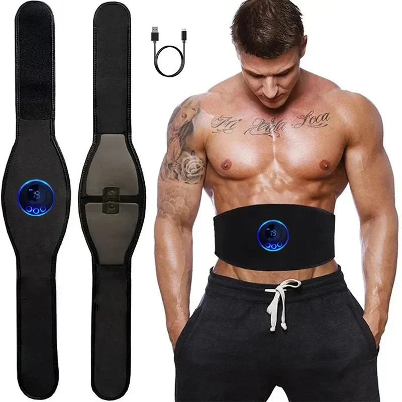 Entraîneur abdominal EMS – stimulateur musculaire abdominal à 19 niveaux pour le renforcement du tronc