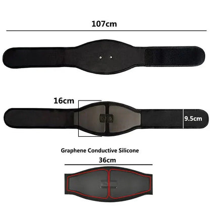 Entraîneur abdominal EMS – stimulateur musculaire abdominal à 19 niveaux pour le renforcement du tronc