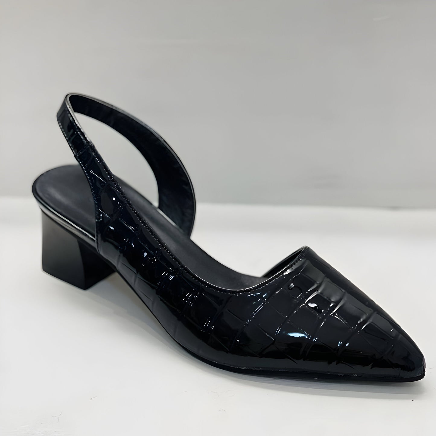 Escarpins orthopédiques à bride arrière pour femme