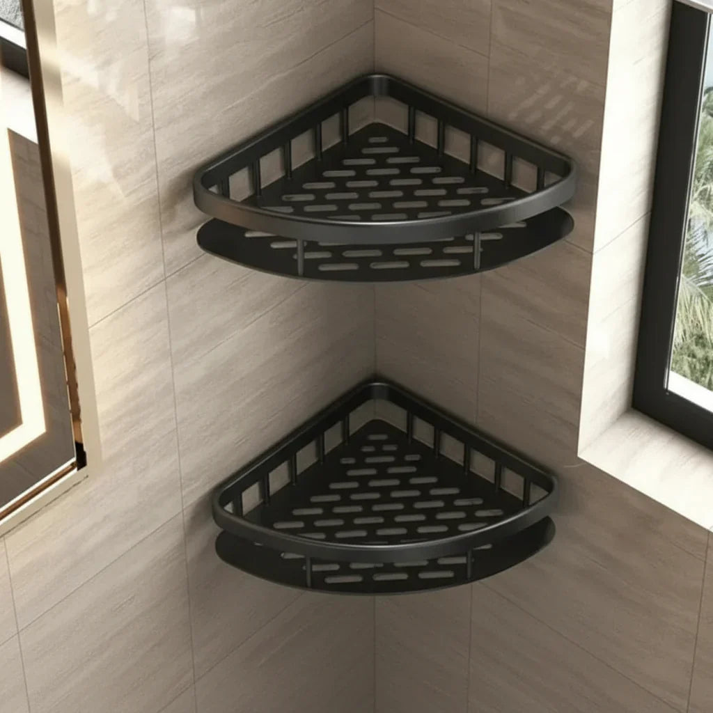 Étagère adhésive pour salle de bains, sans perçage et élégante, pour toutes les salles de bains