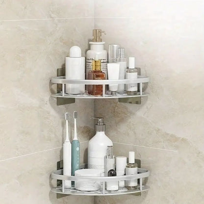 Étagère d’angle de douche à fixation adhésive