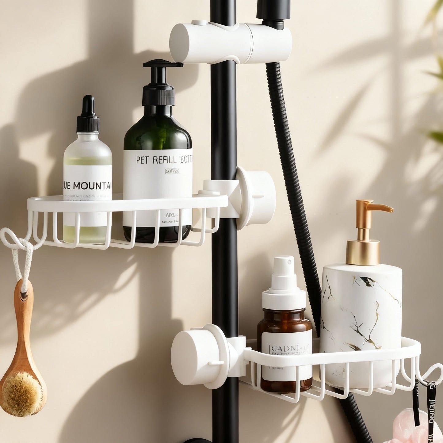 Étagère de douche – antirouille, gain de place et facile à installer