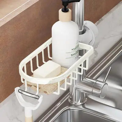 Étagère de douche – pratique, en acier inoxydable et gain de place