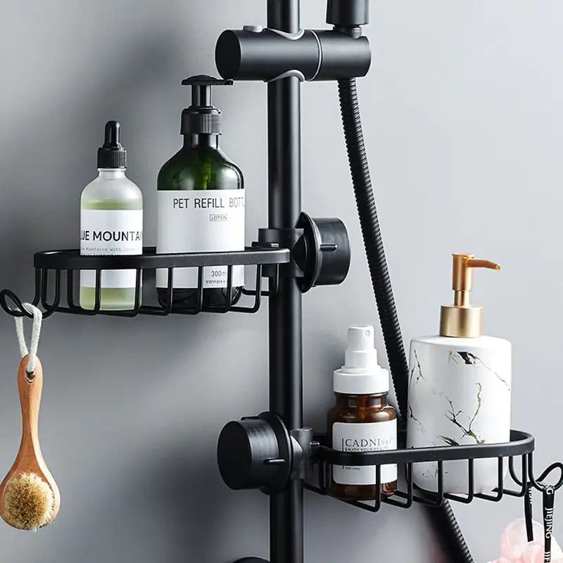 Étagère de douche – pratique, en acier inoxydable et gain de place