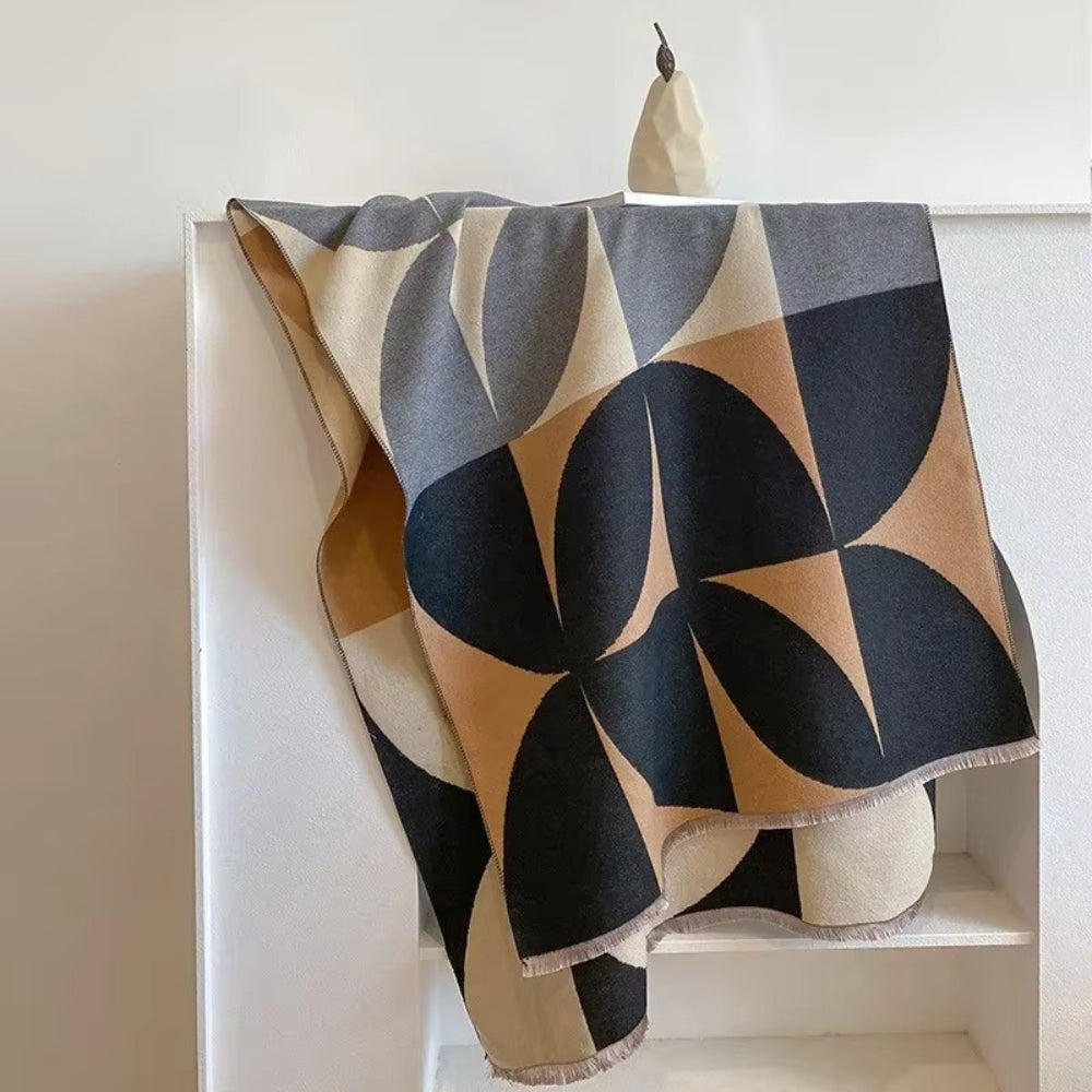 Étole-poncho convertible