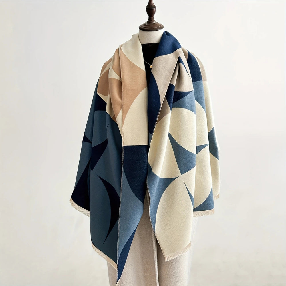 Étole-poncho convertible