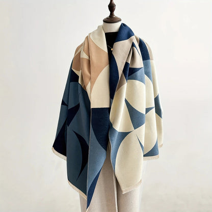 Étole-poncho convertible
