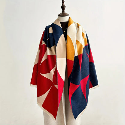 Étole-poncho convertible