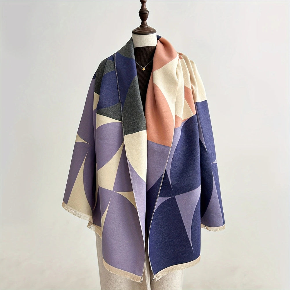 Étole-poncho convertible