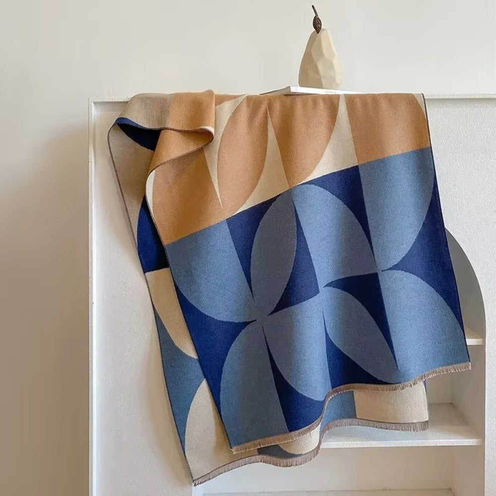 Étole-poncho convertible