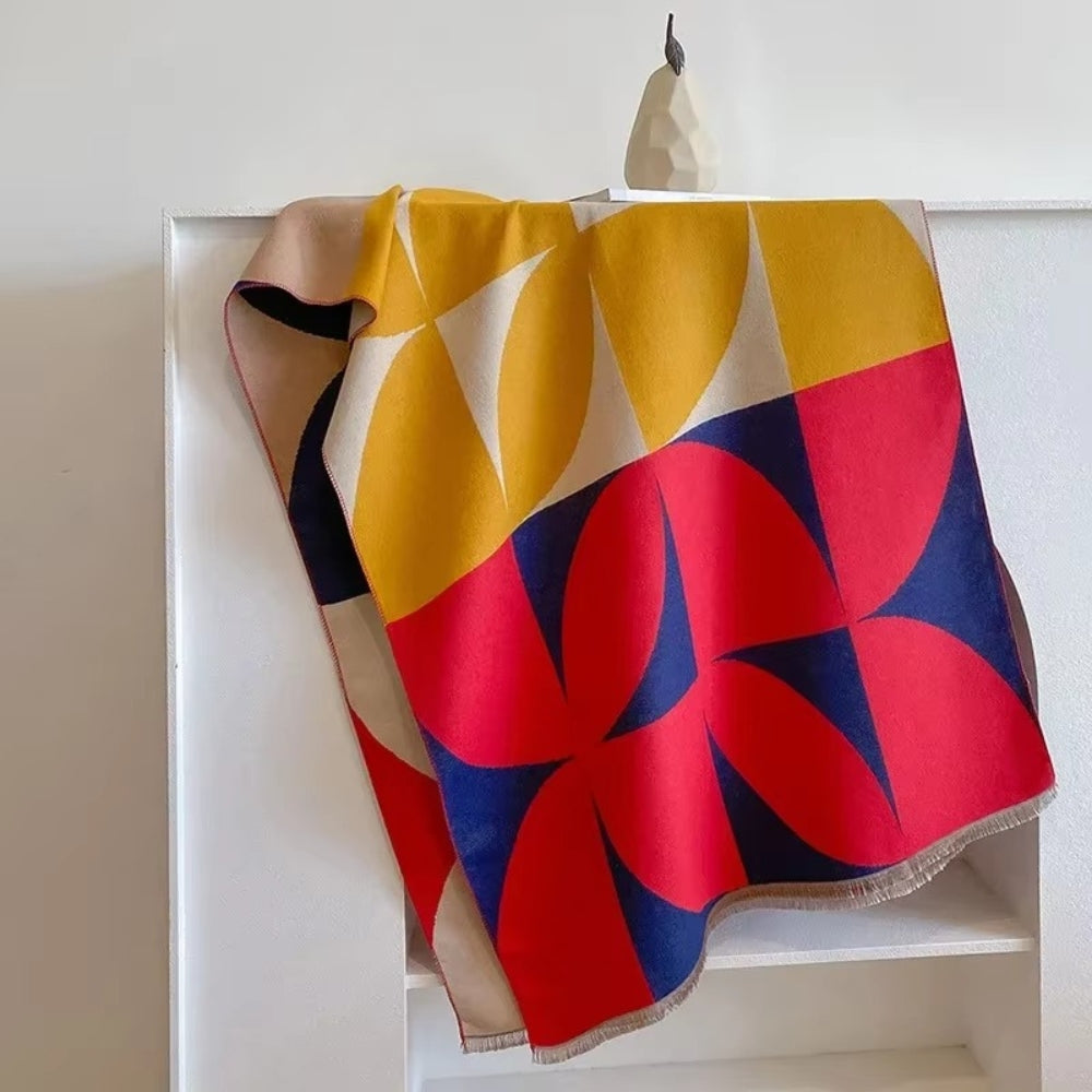 Étole-poncho convertible