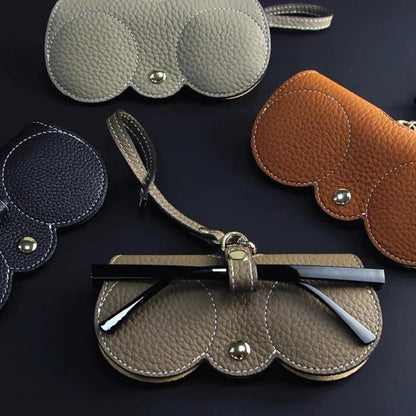 Étui à lunettes de soleil ShadeShield en cuir souple
