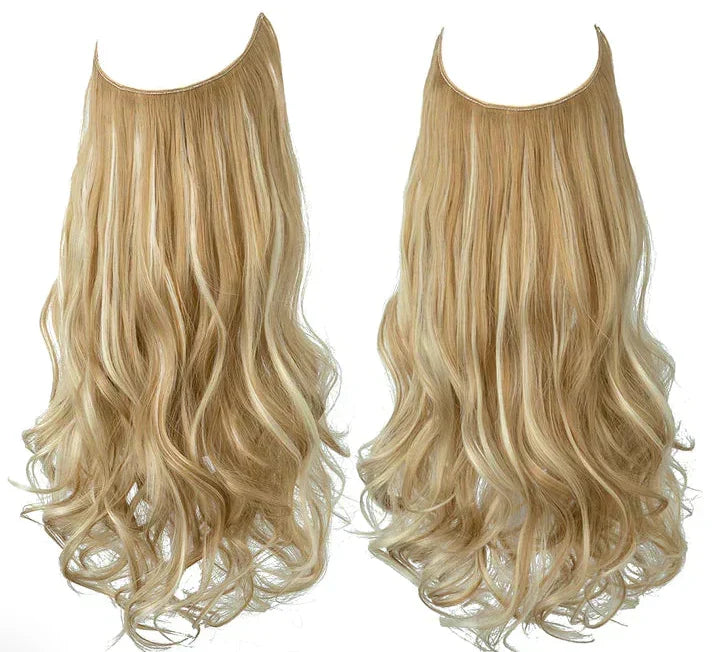 Extensions de cheveux naturels - brun et blond