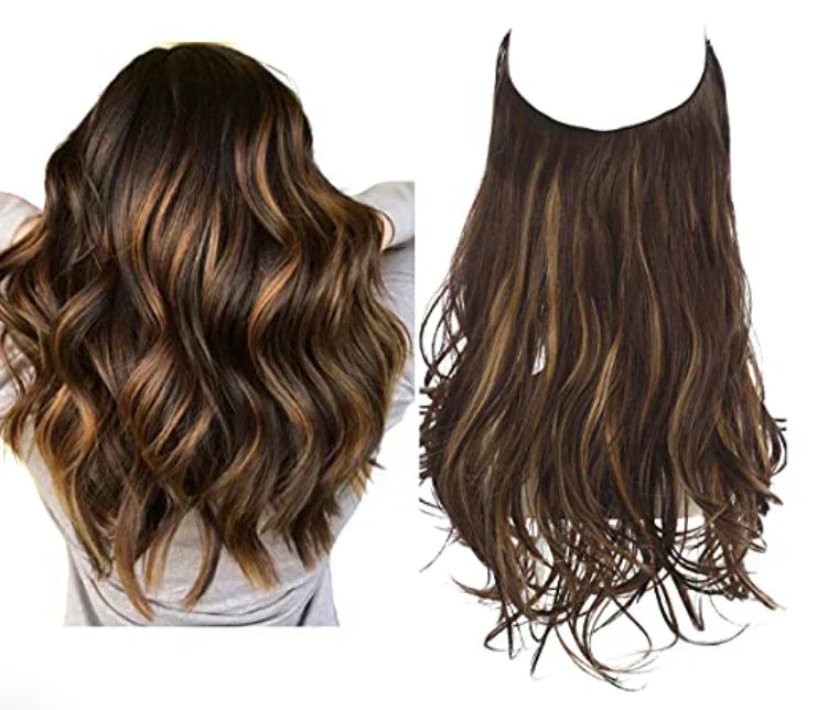 Extensions de cheveux naturels, qualité Remy, volume et longueur sans démarcation