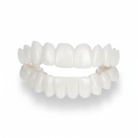 Facettes dentaires | couvre-dents esthétiques personnalisables | résine spéciale de qualité médicale | correction instantanée du sourire | pour la mâchoire supérieure et la mâchoire inférieure