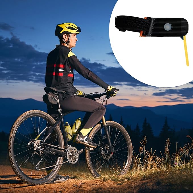 Feu arrière de vélo rechargeable en forme de tube