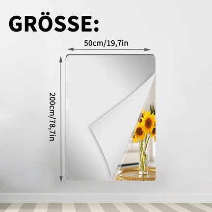 Feuille miroir flexible - incassable et sans danger