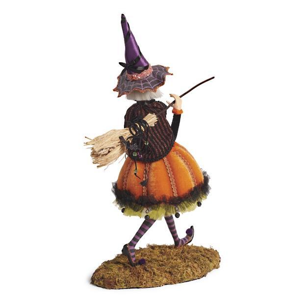 Figurine d’Halloween, décoration de sorcière faite main, résine