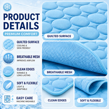 Frostbed tapis rafraîchissant lavable pour animaux