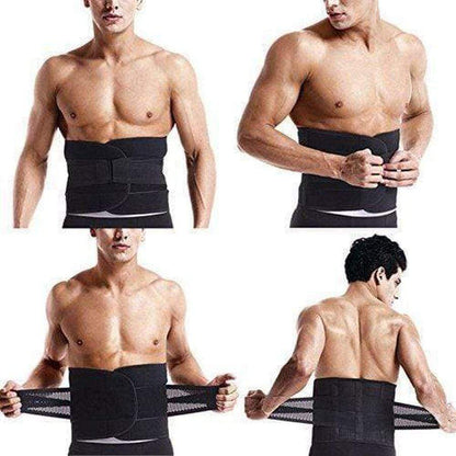 Gaine abdominale pour homme – ceinture de sudation amincissante, brûle la graisse du ventre