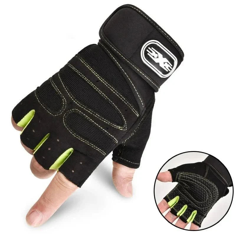 Gants antidérapants avec maintien du poignet pour l’entraînement et le cyclisme