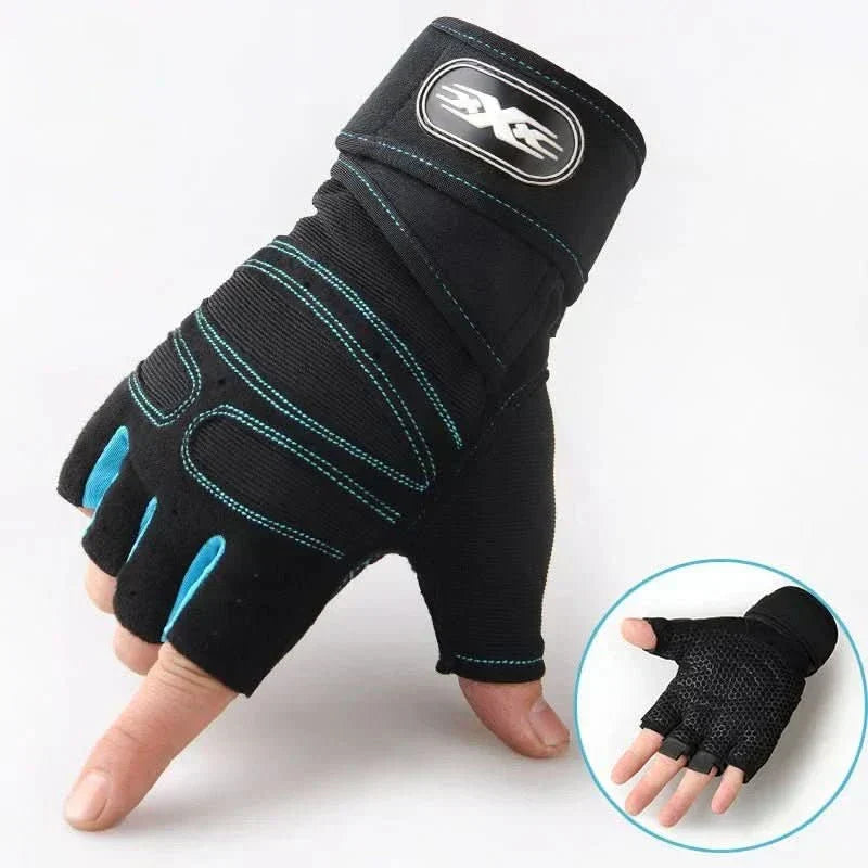 Gants antidérapants avec maintien du poignet pour l’entraînement et le cyclisme
