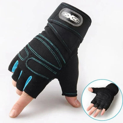 Gants antidérapants avec maintien du poignet pour l’entraînement et le cyclisme