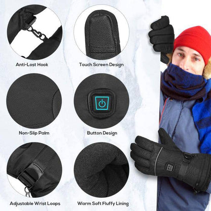 Gants chauffants unisexe
